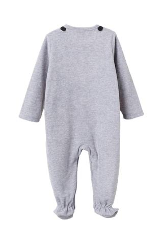 Grenouillère polaire Batman La Ligue des Justiciers Dc Comics - Gris foncé chiné