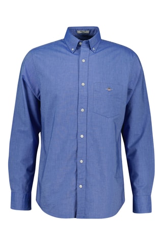 Camisa regular - Azul-escuro