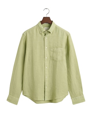 Camisa em linho - Verde-claro