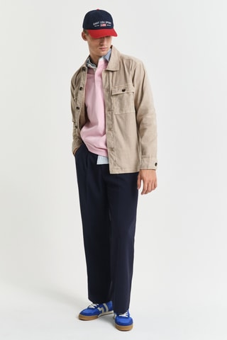 Sobrecamisa em linho - Bege