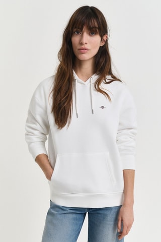 Sweat com capuz - Branco