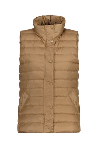 Colete acolchoado regular - Bege