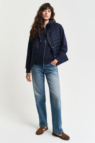 Colete acolchoado regular - Azul-marinho