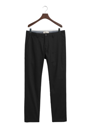 Calças chino slim - Preto