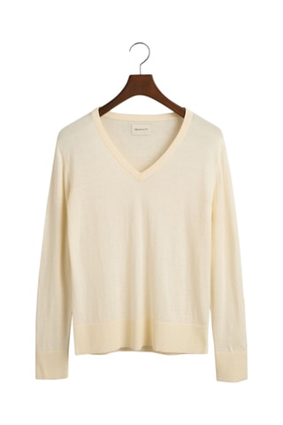 Camisola em algodão biológico - Creme