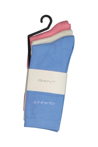 3 pares de meias - Azul e branco