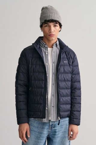 Blusão regular - Azul-marinho