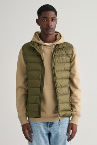 Colete acolchoado regular - Caqui