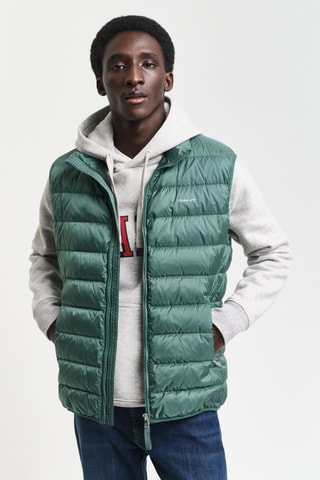 Colete acolchoado regular - Verde