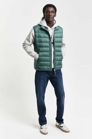 Colete acolchoado regular - Verde