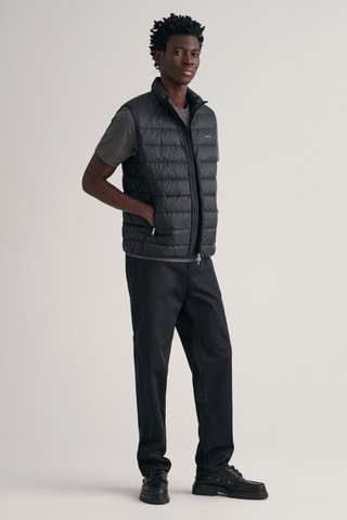 Colete acolchoado regular - Preto