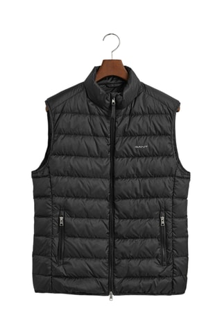 Colete acolchoado regular - Preto