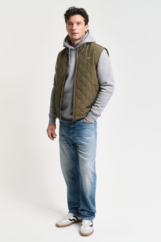 Colete acolchoado regular - Caqui