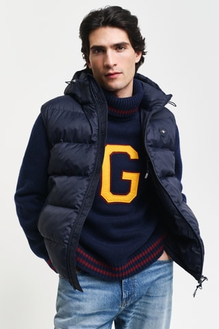 Colete acolchoado - Azul-marinho