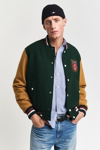 Teddy em lã - Verde-escuro