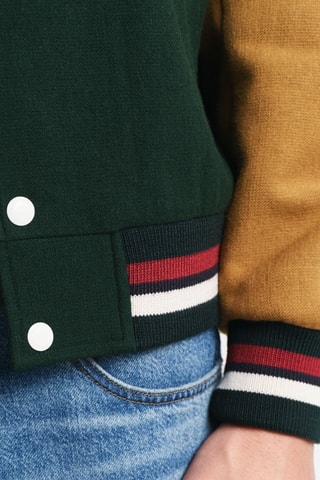 Teddy em lã - Verde-escuro