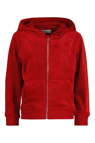 Sweat com capuz - Vermelho