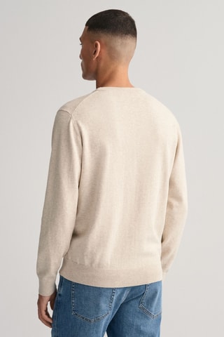 Camisola regular - Bege mesclado