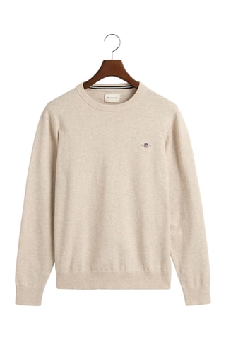 Camisola regular - Bege mesclado