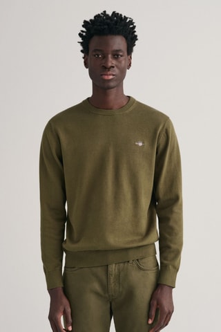 Camisola regular - Caqui