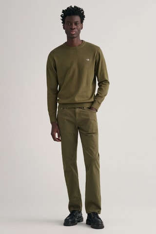 Camisola regular - Caqui