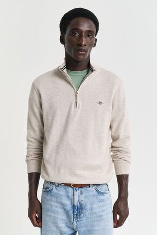 Camisola regular - Bege mesclado