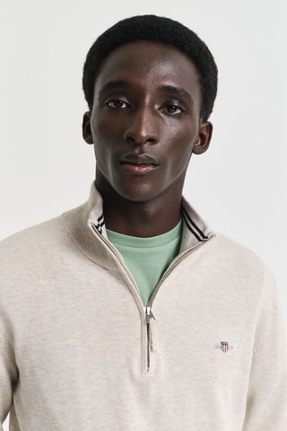 Camisola regular - Bege mesclado