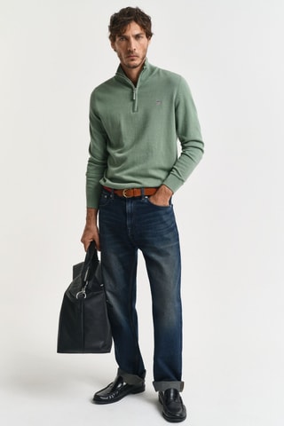 Camisola regular - Verde-menta