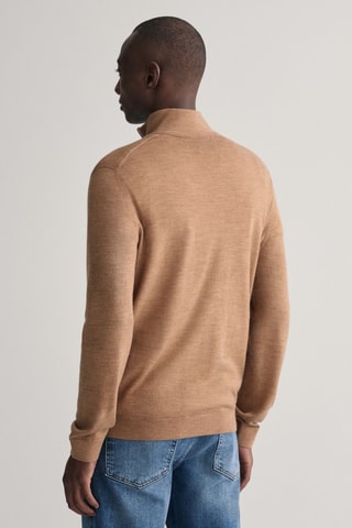 Camisola em lã merino - Castanho