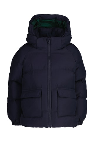 Blusão com capuz - Azul-marinho