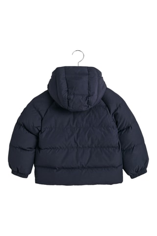 Blusão com capuz - Azul-marinho