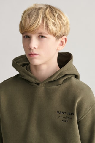 Sweat com capuz - Verde