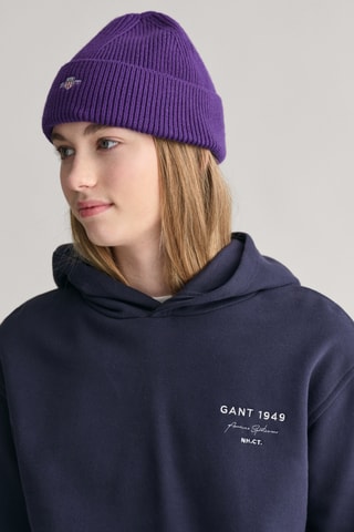 Sweat com capuz - Azul-marinho