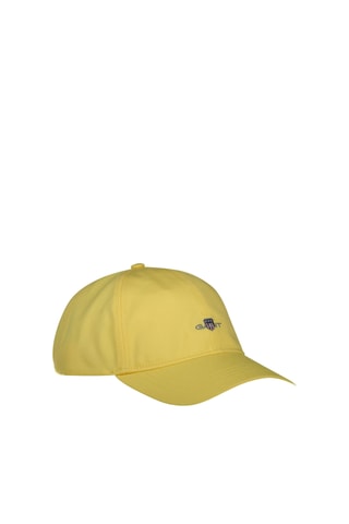 Boné em algodão biológico - Amarelo