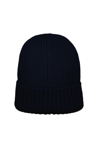 Gorro em alpaca e lã - Azul-marinho