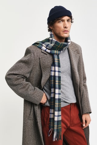 Écharpe em lã merino - Verde