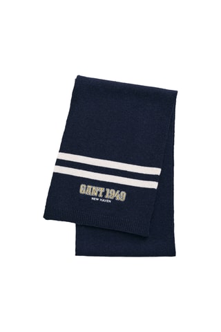 Écharpe em lã - Azul-marinho