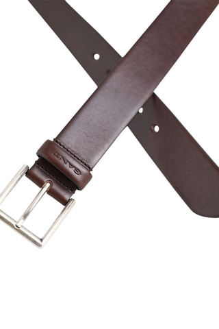 Cinto em couro - Castanho