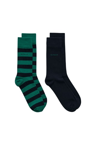 2 pares de meias - Verde e preto