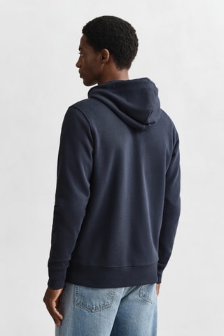 Sweat com capuz - Azul-marinho