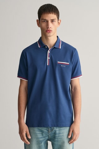 Polo regular - Azul