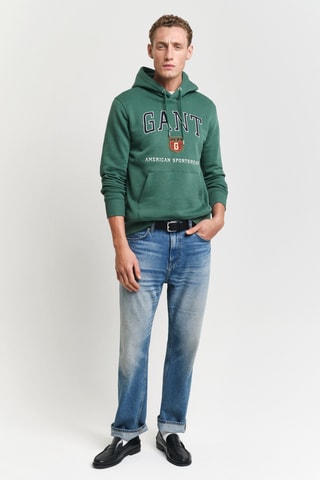 Sweat com capuz - Verde