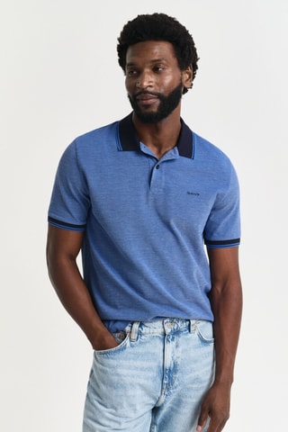 Polo regular - Azul-claro