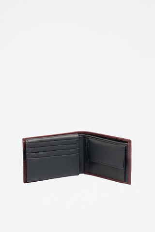 Carteira em couro Utah Bordô