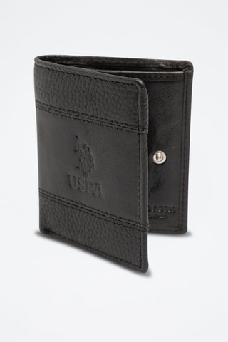 Carteira em couro Union Preto