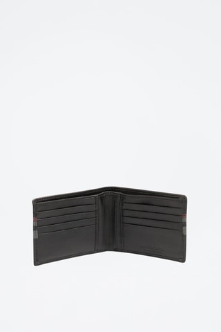 Carteira em couro Uspa Gold Cup Preto