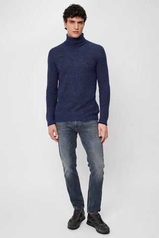 Camisola slim - Azul-eléctrico - Harmont & Blaine