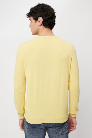 Camisola em lã e caxemira - Amarelo - Harmont & Blaine