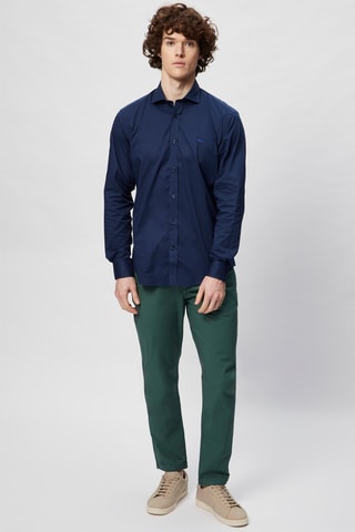 Calças direitas Verde-escuro - Harmont & Blaine