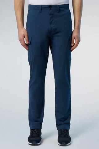 Calças cargo - Azul